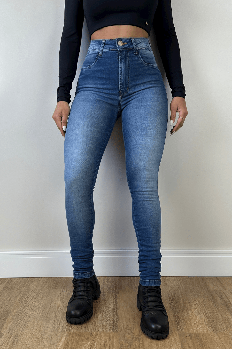 Atacado Da Moda Calça Jeans Feminina Jogger Destroyed, 59% OFF