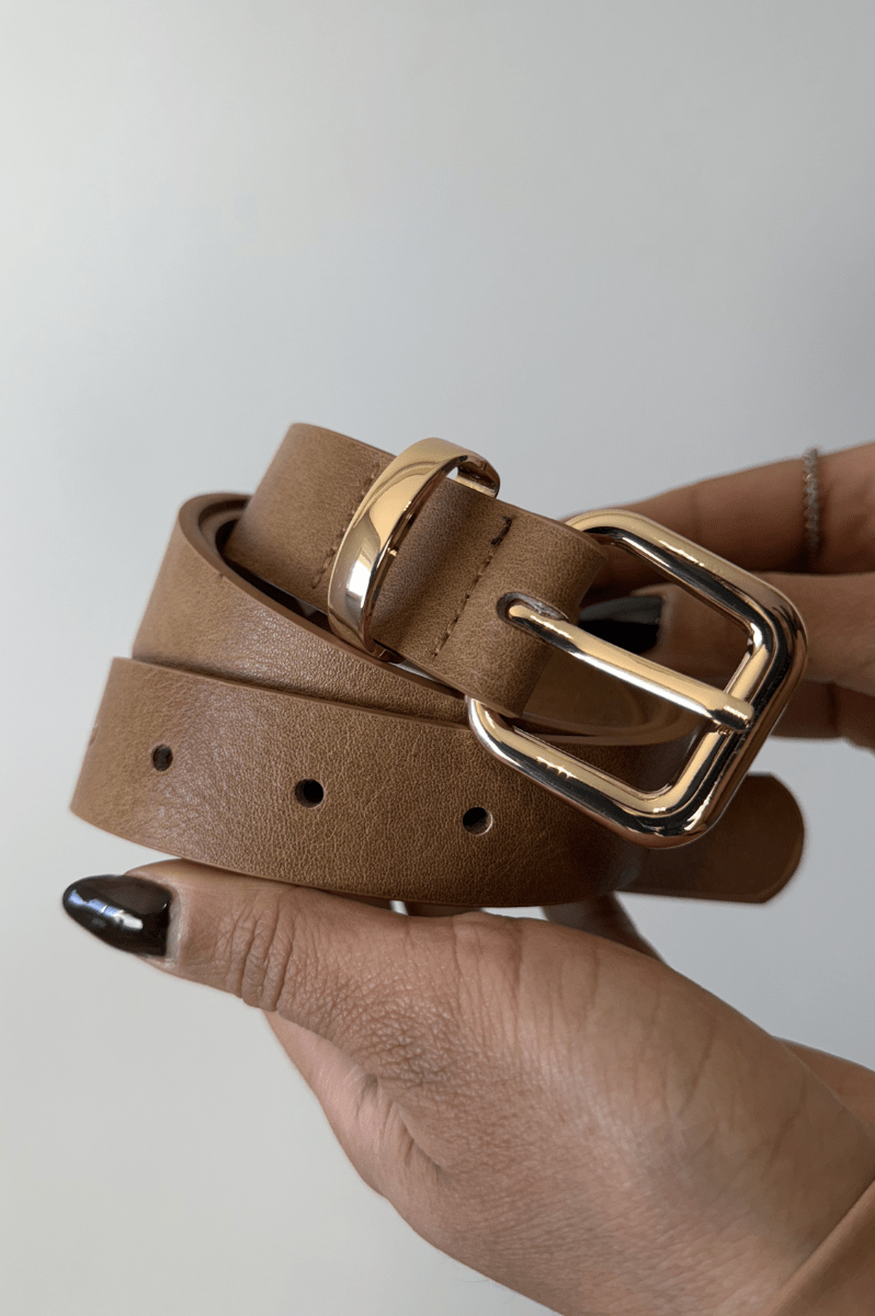 Cinto PU Camel