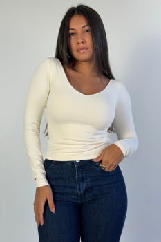 Blusa Faye Off-White