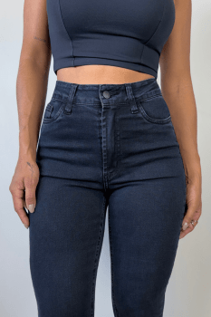 Calça Jeans Flare Dark