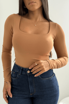 Blusa Aimee Mocca